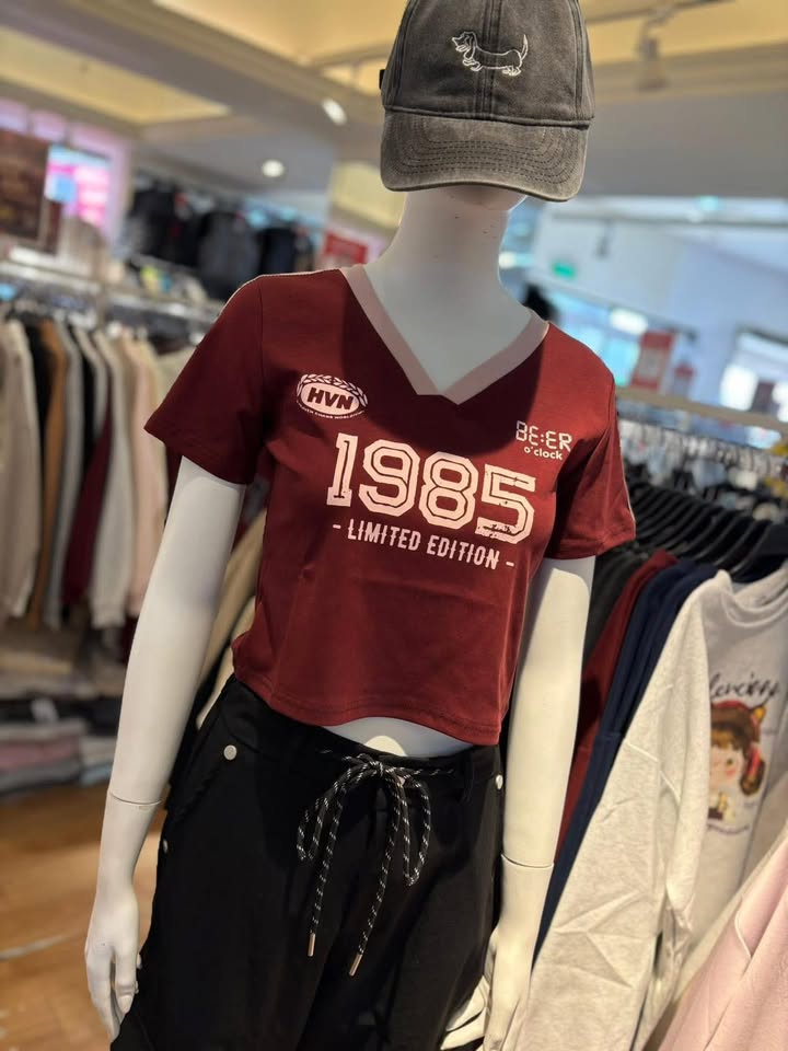 1985 復古V領短版上衣 🔥:圖片 8