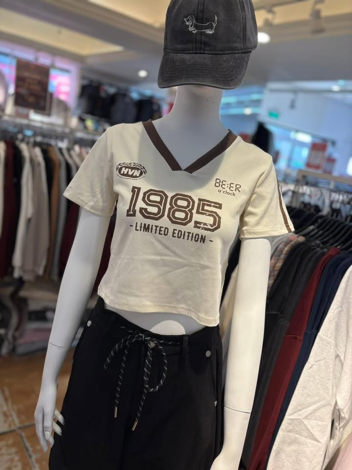 1985 復古V領短版上衣 🔥:圖片 2