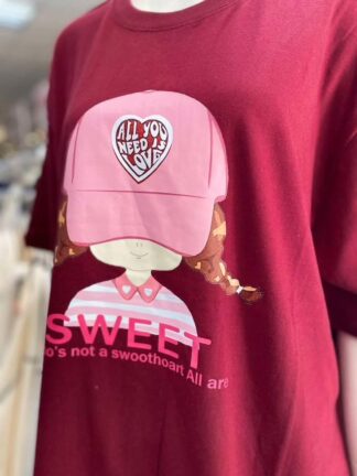 甜酷女孩印花短袖上衣