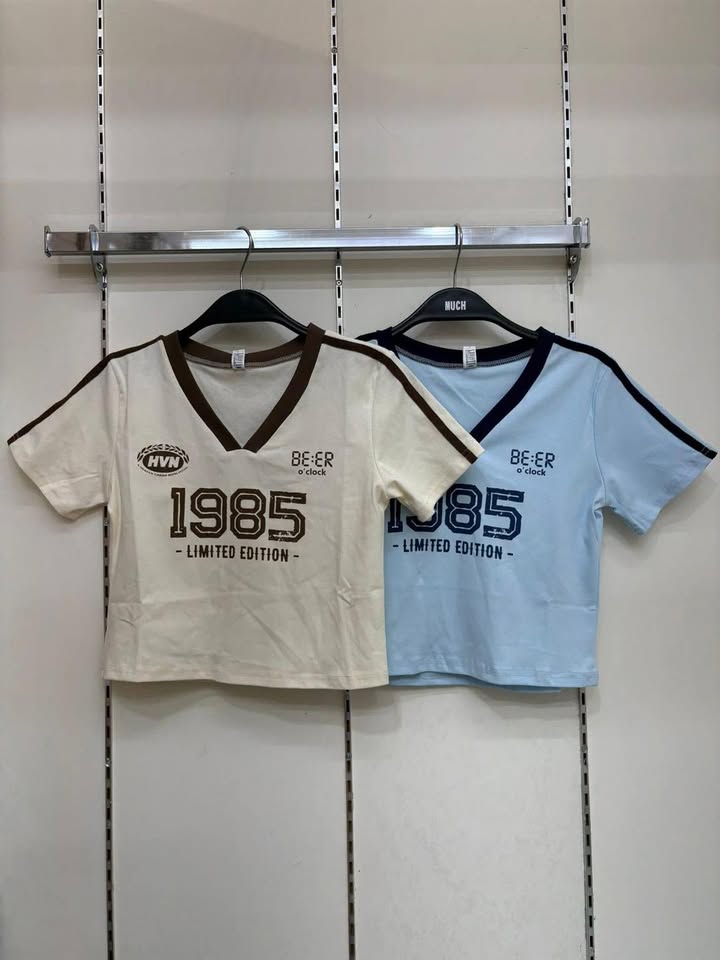 1985 復古V領短版上衣 🔥:圖片 10