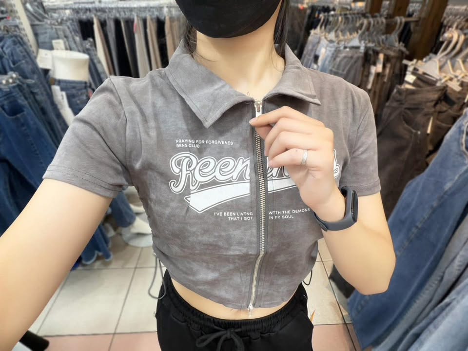 短版拉鍊上衣:圖片 6