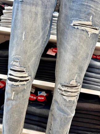 潮流破壞單寧褲