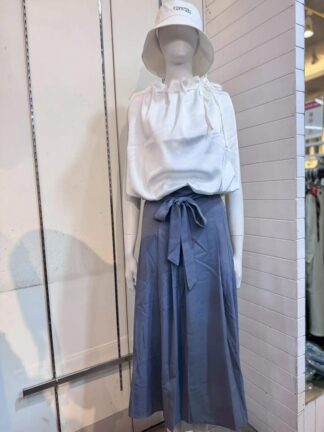 絲柔綁結無袖上衣