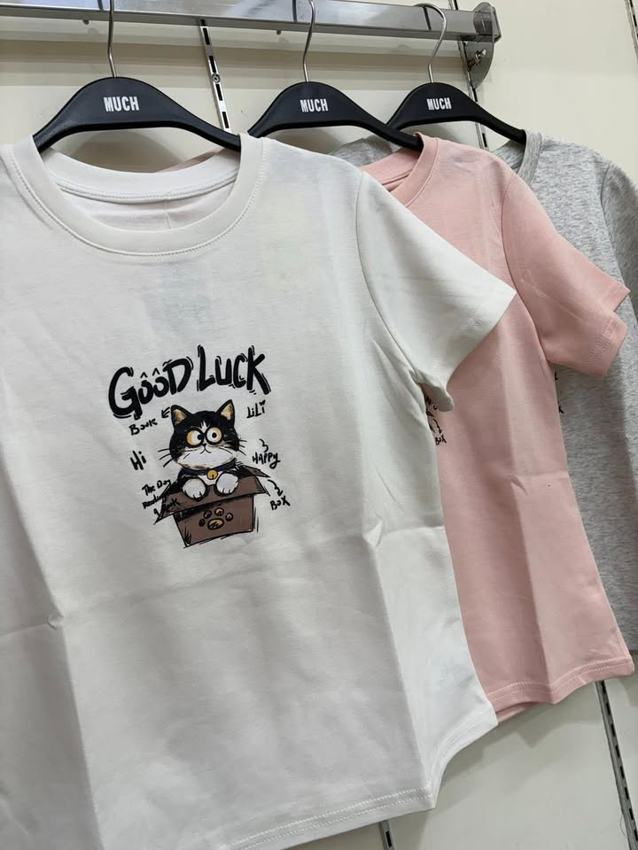 Good Luck 小貓塗鴉T - Image 5