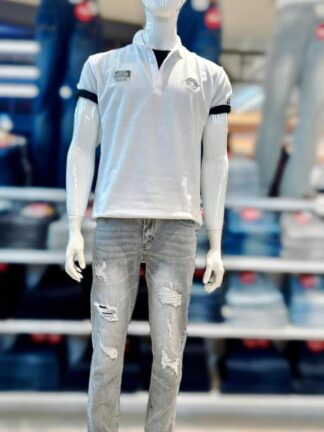 彈力破壞造型褲