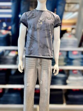 寬版大直筒牛仔褲