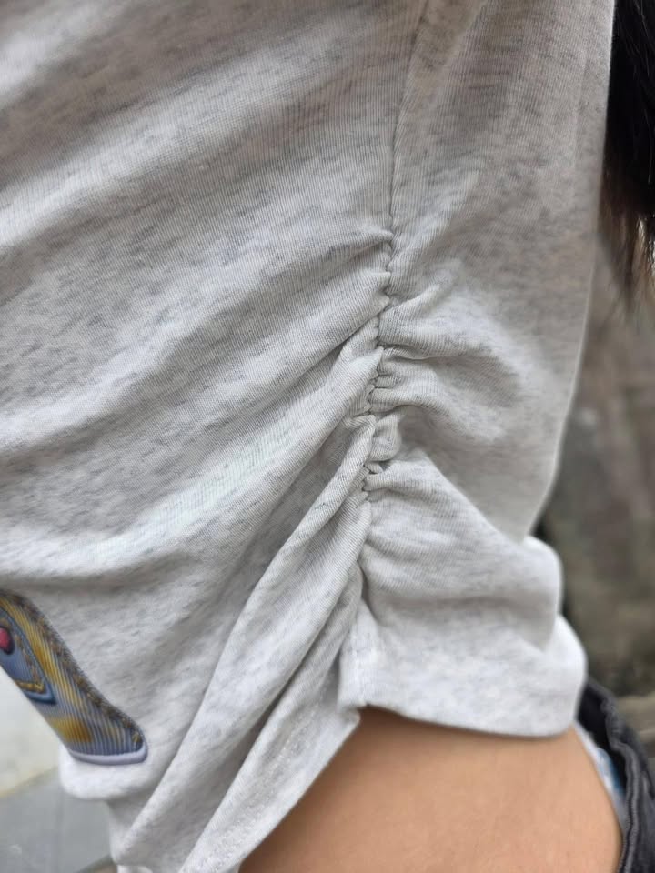 可愛貓咪立體造型短T - Image 7
