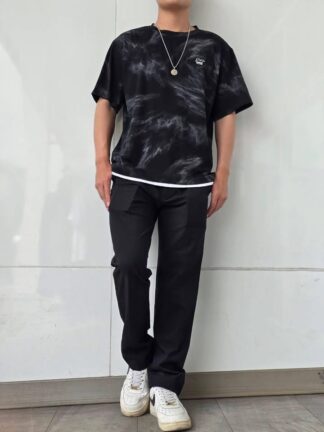 迷幻層次．大理石渲染假兩件項鍊 T