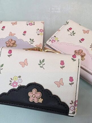 春日花語短皮夾｜三色可選 🌸