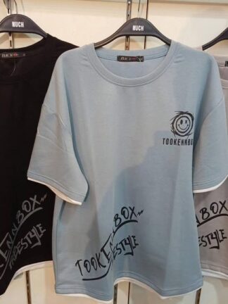 街頭休閒百搭短袖