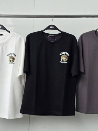 CATFFEE 咖啡貓咪圓領 T