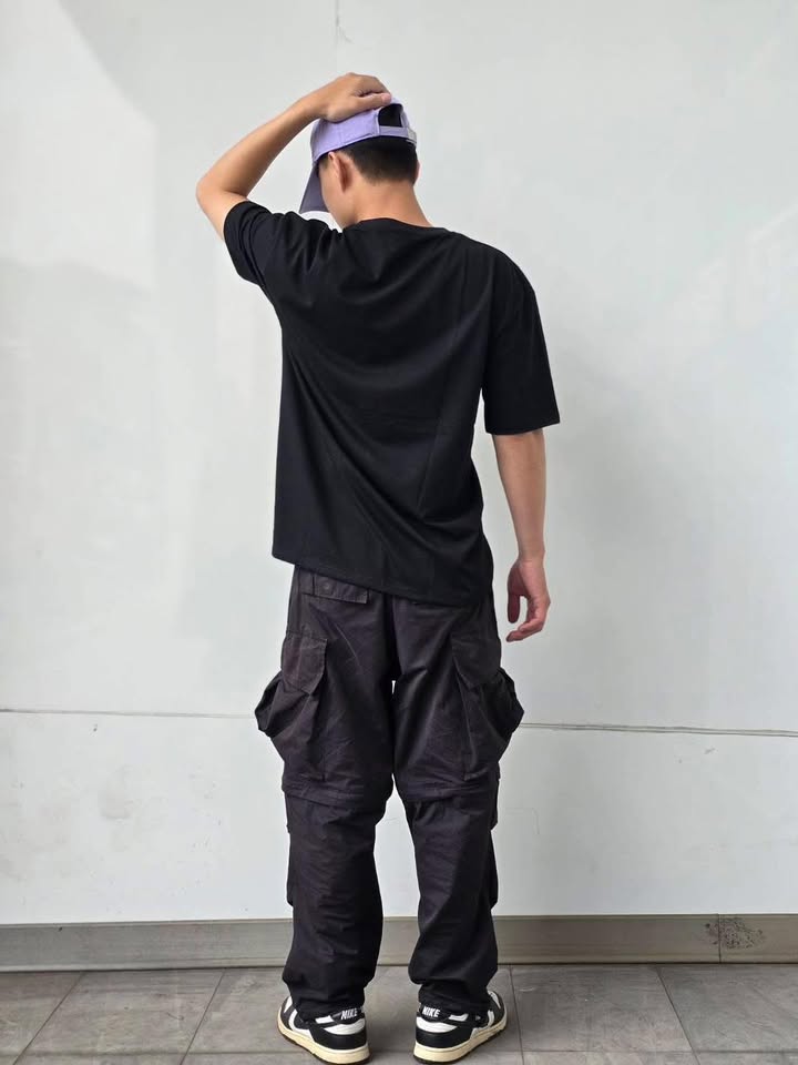 幾何字母圓領 T - Image 7