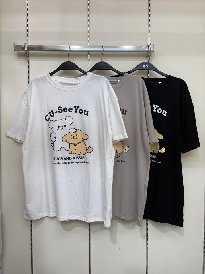 🐶 CU-SeeYou可愛狗狗印花T:圖片 9
