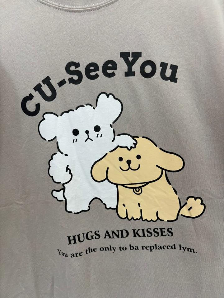 🐶 CU-SeeYou可愛狗狗印花T:圖片 4