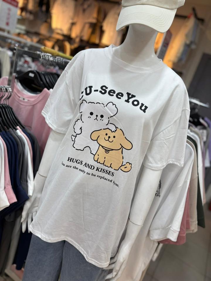 🐶 CU-SeeYou可愛狗狗印花T:圖片 6