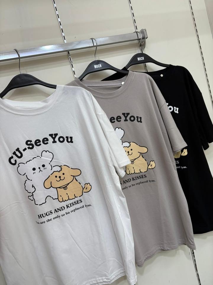 🐶 CU-SeeYou可愛狗狗印花T:圖片 3