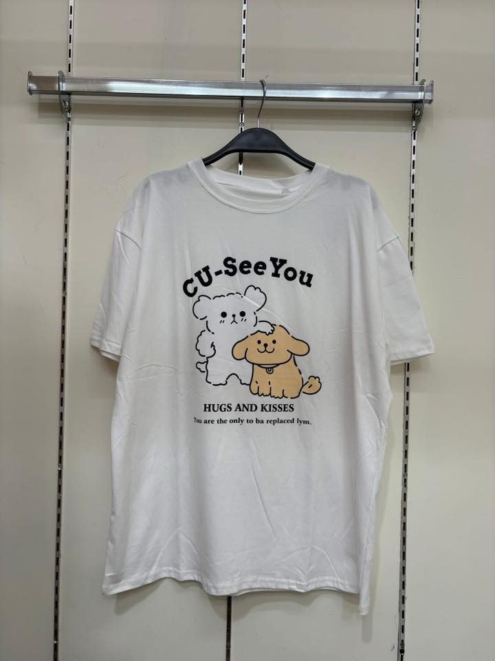 🐶 CU-SeeYou可愛狗狗印花T:圖片 10