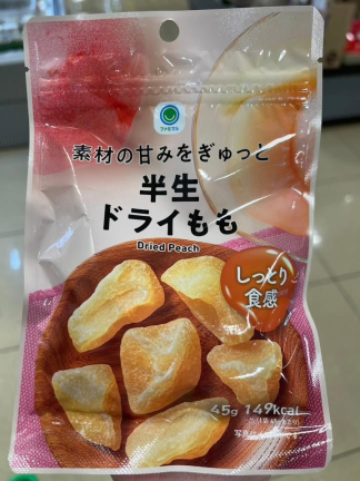 🇯🇵日本全家限定famimart 半生果乾/水蜜桃🍑