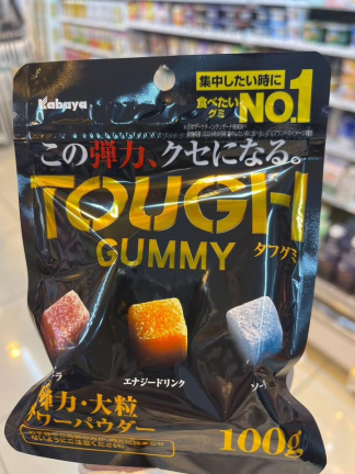 日本🇯🇵限定KABAYA TOUGH GUMMY MEGA 超彈力軟糖 （100 g）