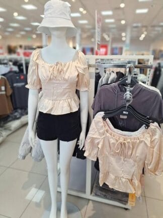 🌸 法式甜美抽繩短袖上衣 🌸