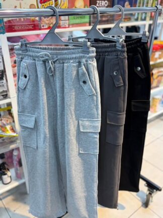 舒適又有型的口袋棉質寬褲 🖤