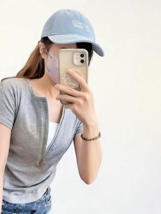 奶霧感刺繡老帽