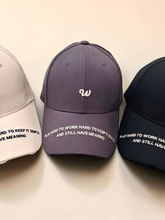 英文刺繡鴨舌帽