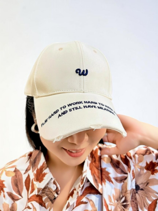 英文刺繡街頭棒球帽