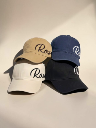 經典刺繡英文字老帽