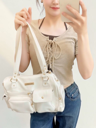 高顏值實用派 多口袋肩背包