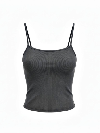 莓果疊穿細肩短袖上衣