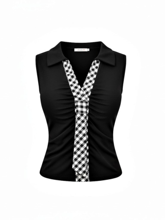 背心假領帶ㄒ恤