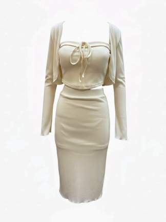 🤍氣質微辣綁帶套裝🤍