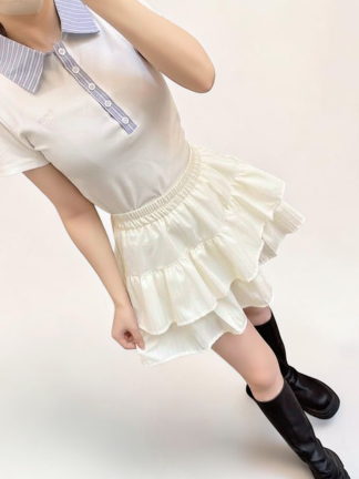 蛋糕層次短裙