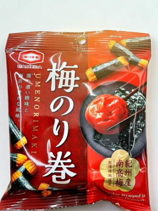 酸甜梅子 × 香脆海苔米果