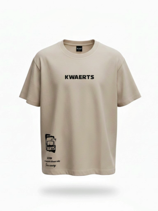 極簡標語重磅寬版 T