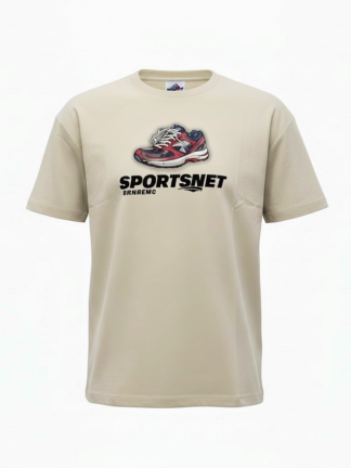 復古慢跑鞋插畫重磅 T