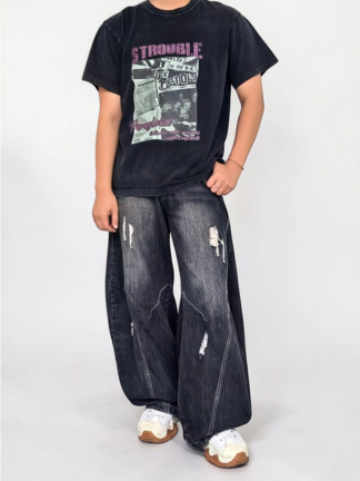 SEX PISTOLS 報紙排版水洗重磅 T