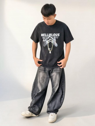 MELLIFLOUS 金屬紀實水洗 T