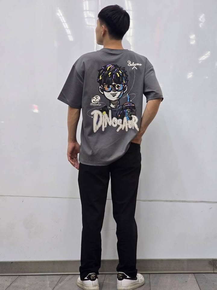 街頭玩味.DINOSAUR 恐龍男孩圓領 T:圖片 6