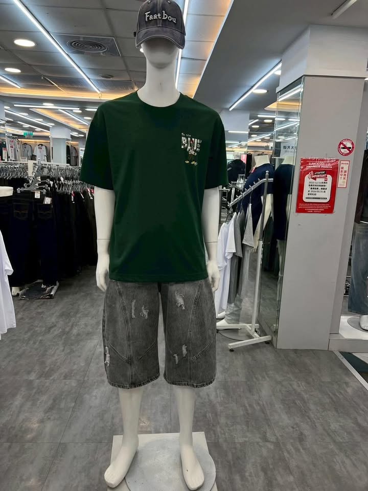 街頭印花寬版短T:圖片 7