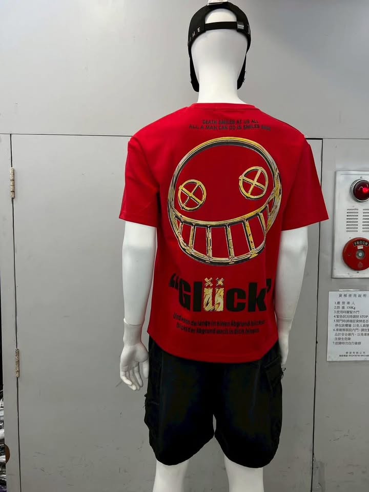 刺繡笑臉短T:圖片 7