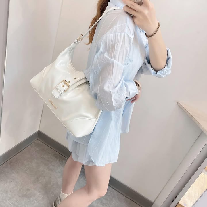 氣質鎖扣皮革包:圖片 7