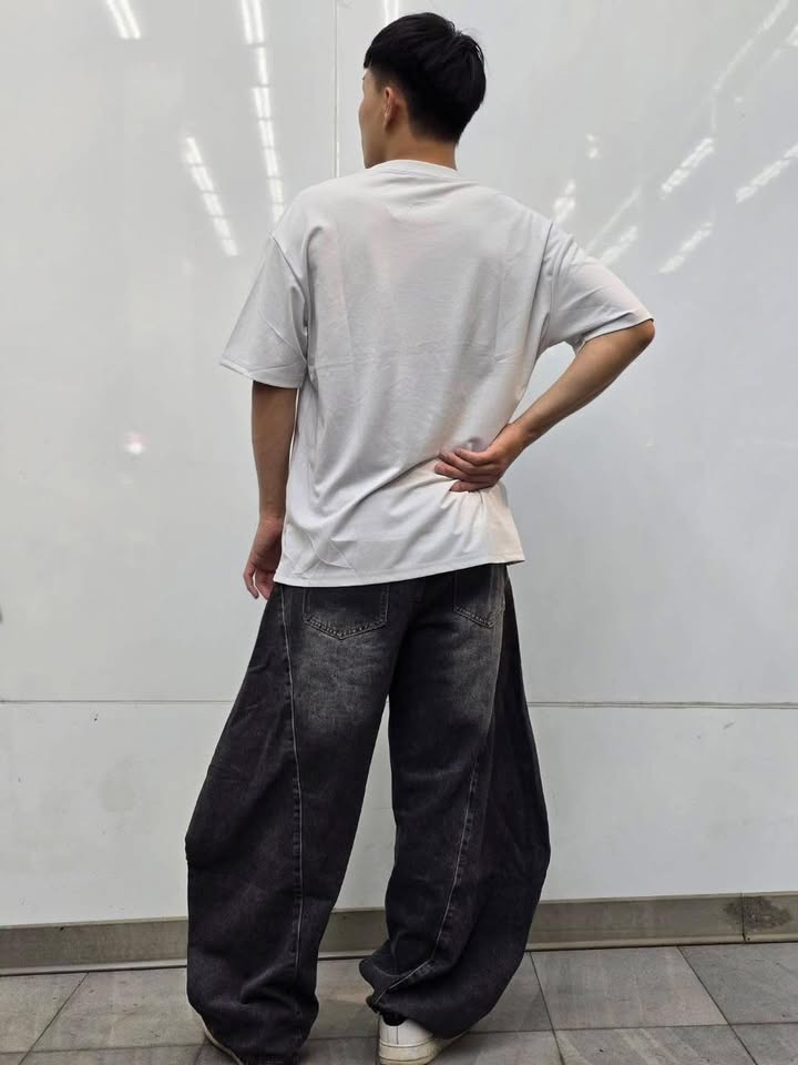 迷你標語重磅圓領 T:圖片 2