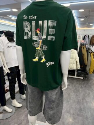 街頭印花寬版短T