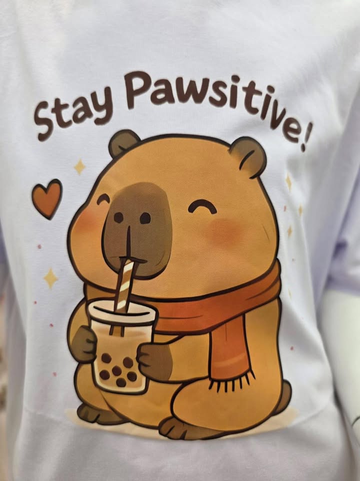 卡比巴拉 Stay Pawsitive 上衣:圖片 7