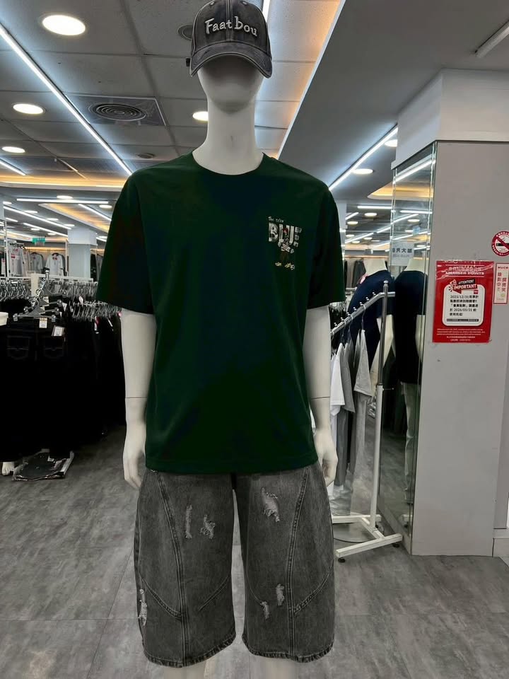 街頭印花寬版短T:圖片 6