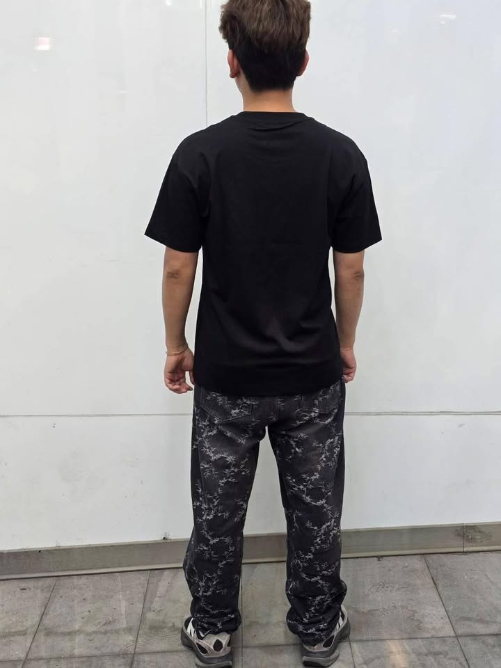 復古慢跑鞋插畫重磅 T - Image 7
