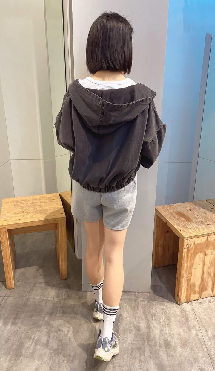 雙開拉鍊連帽牛仔外套:圖片 6