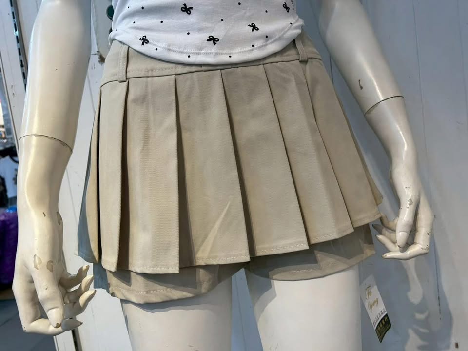 高腰百摺顯瘦褲裙:圖片 2